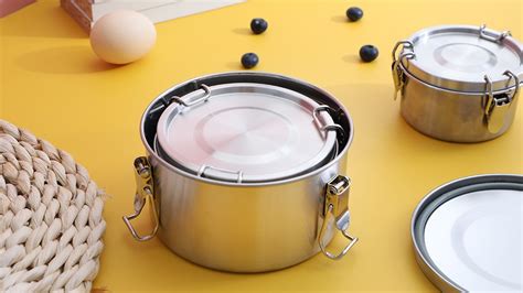 Stainless Steel Round Lunch Box Maker in China 